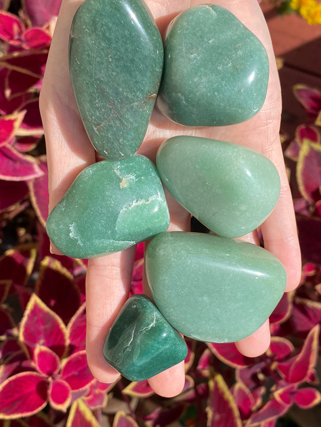 Tumbled Green Quartz Stones | Crystal Energy Healing Craft Jewelry Making Natural Decor - Mama’s Malas jewelry